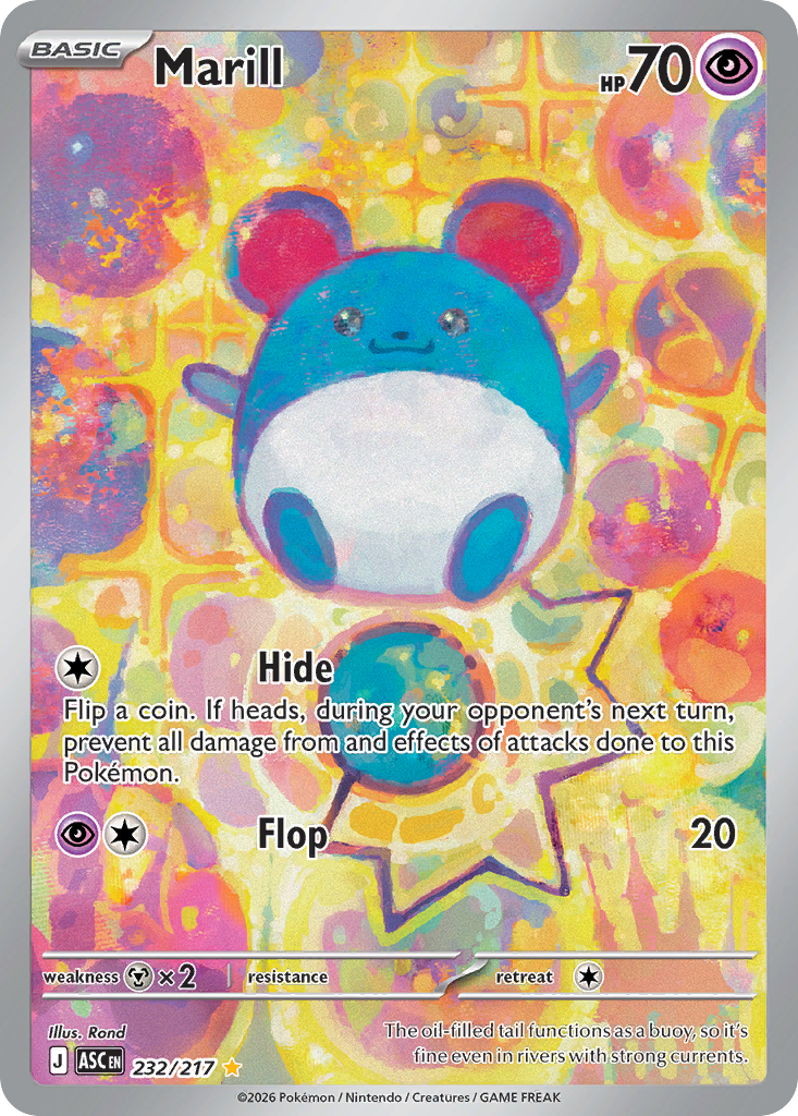 Marill (232/217) - [Illustration Rare] Ascended Heroes (ASC)