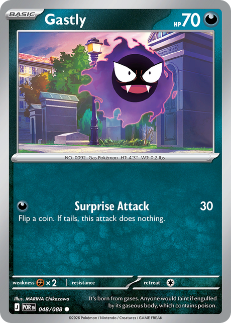 Gastly (48/88) - Perfect Order (POR)