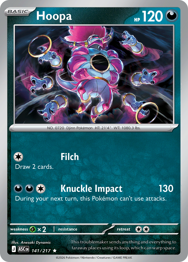 Hoopa (141/217) - Ascended Heroes (ASC)