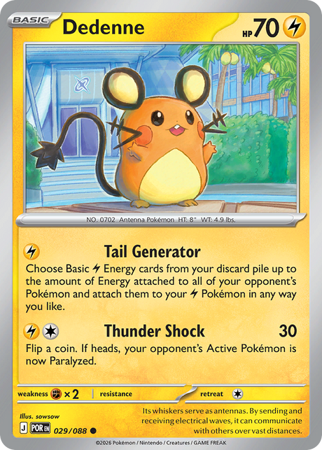 Dedenne (29/88) - Perfect Order (POR)