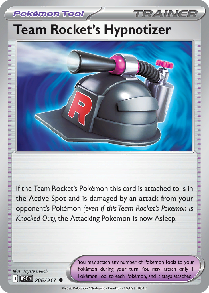 Team Rocket's Hypnotizer (206/217) - Ascended Heroes (ASC)