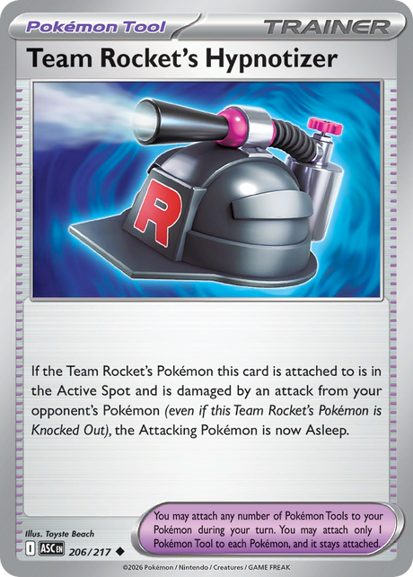 Team Rocket's Hypnotizer (206/217) - Ascended Heroes (ASC)