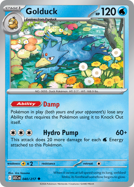 Golduck (40/217) - Ascended Heroes (ASC)