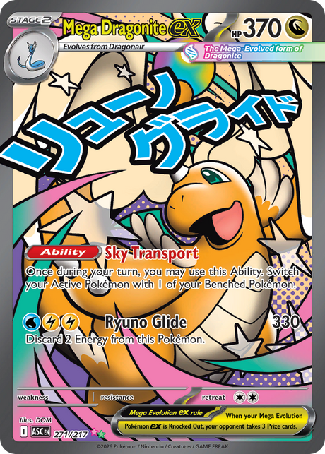 Mega Dragonite ex (271/217) - [Alternate Art] Ascended Heroes (ASC)