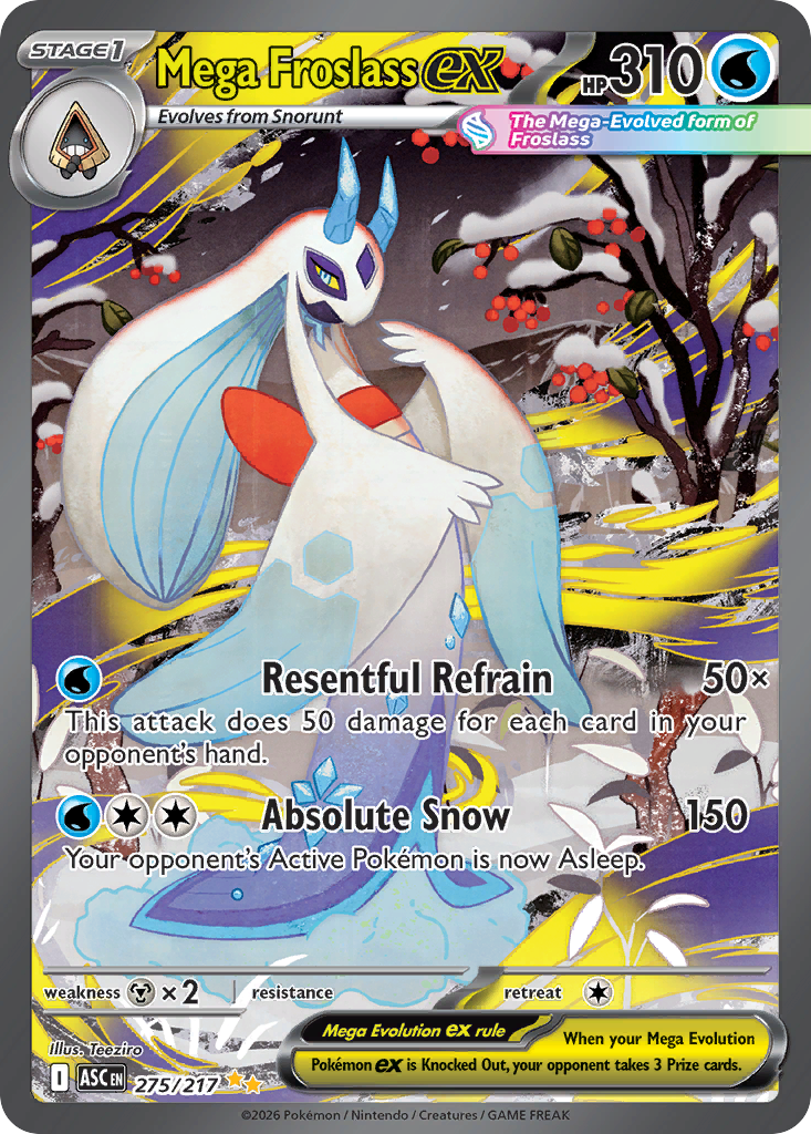 Mega Froslass ex (275/217) - [Special Illustration Rare] Ascended Heroes (ASC)