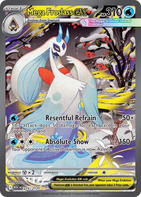 Mega Froslass ex (275/217) - [Special Illustration Rare] Ascended Heroes (ASC)