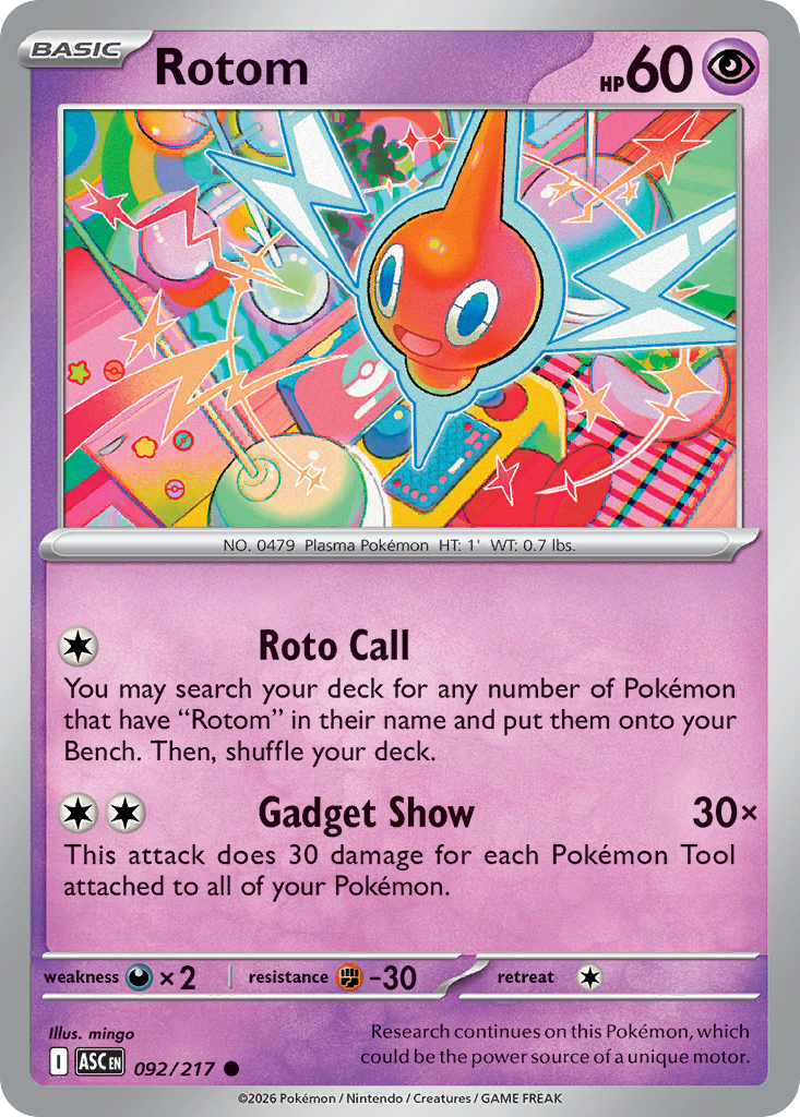 Rotom (92/217) - Ascended Heroes (ASC)