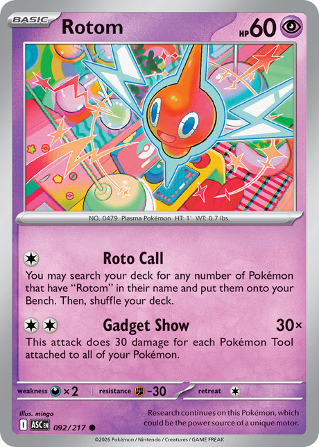 Rotom (92/217) - Ascended Heroes (ASC)