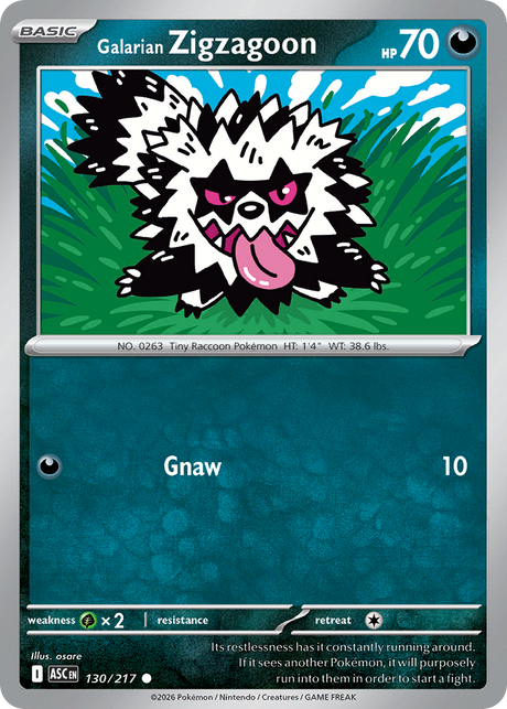 Galarian Zigzagoon (130/217) - Ascended Heroes (ASC)