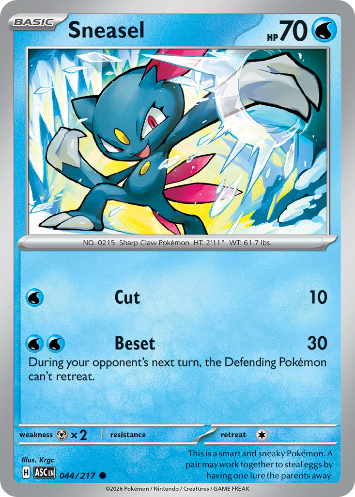 Sneasel (44/217) - Ascended Heroes (ASC)