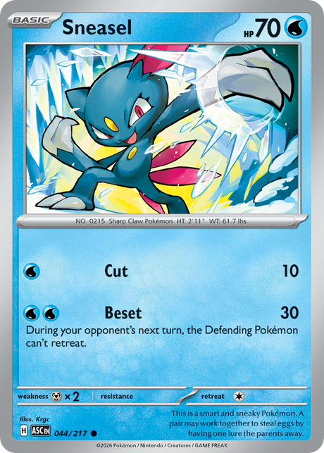 Sneasel (44/217) - Ascended Heroes (ASC)