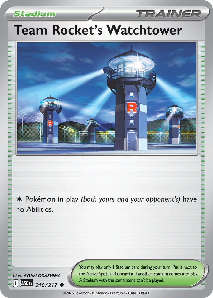 Team Rocket's Watchtower (210/217) - Ascended Heroes (ASC)