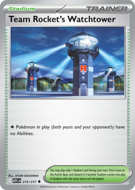 Team Rocket's Watchtower (210/217) - Ascended Heroes (ASC)