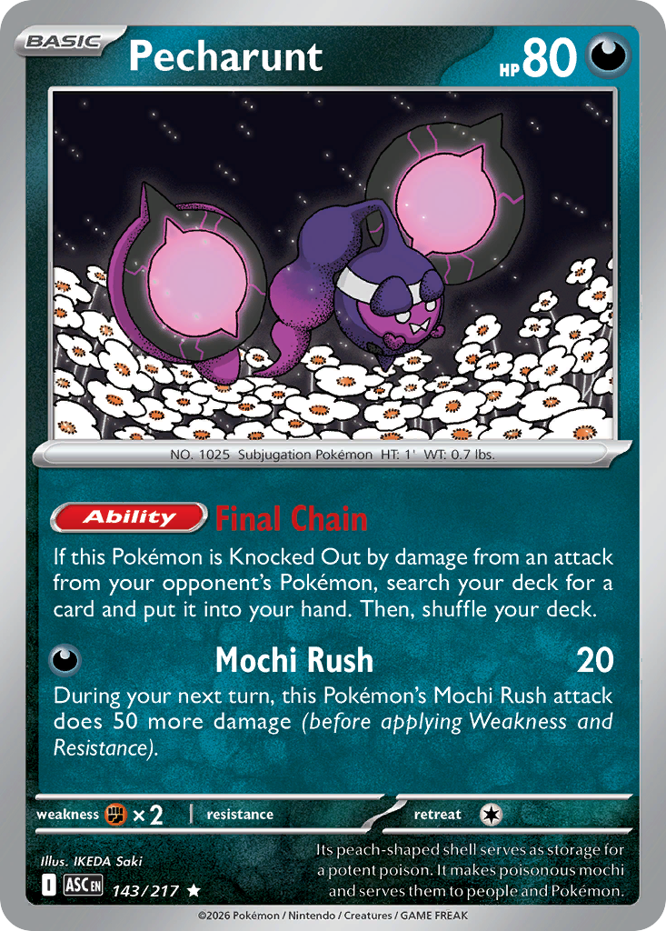 Pecharunt (143/217) - Ascended Heroes (ASC)