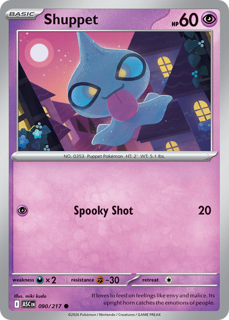 Shuppet (90/217) - Ascended Heroes (ASC)