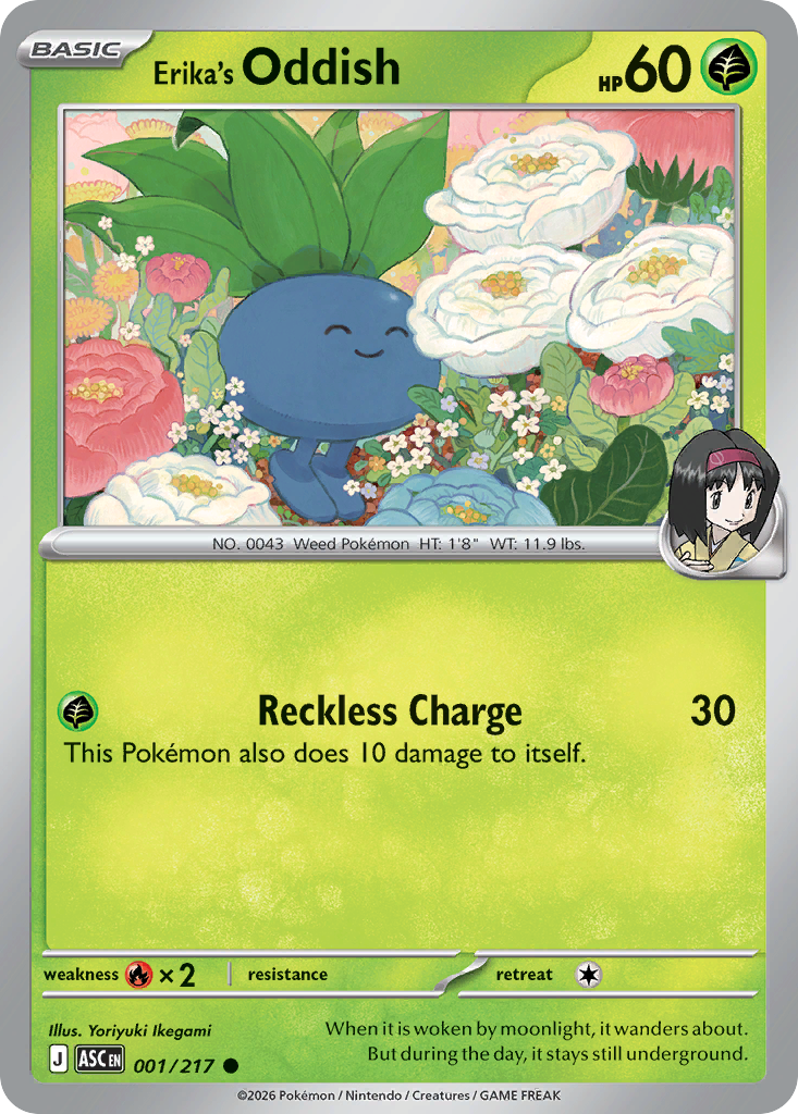 Erika's Oddish (1/217) - Ascended Heroes (ASC)