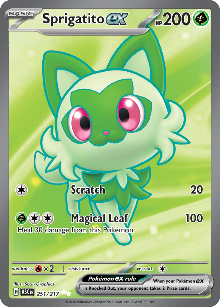 Sprigatito ex (251/217) - [Full Art] Ascended Heroes (ASC)