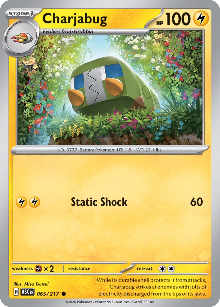 Charjabug (65/217) - Ascended Heroes (ASC)
