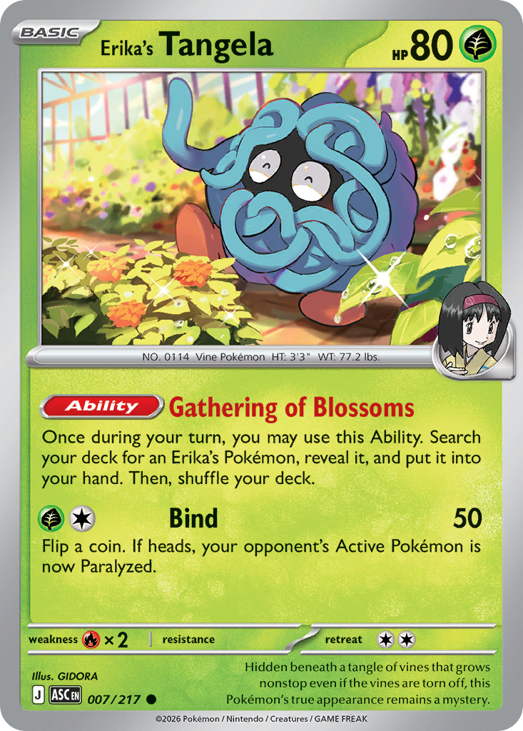 Erika's Tangela (7/217) - Ascended Heroes (ASC)