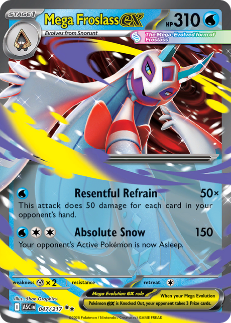 Mega Froslass ex (47/217) - Ascended Heroes (ASC)