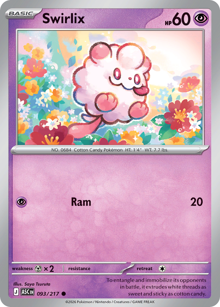 Swirlix (93/217) - Ascended Heroes (ASC)