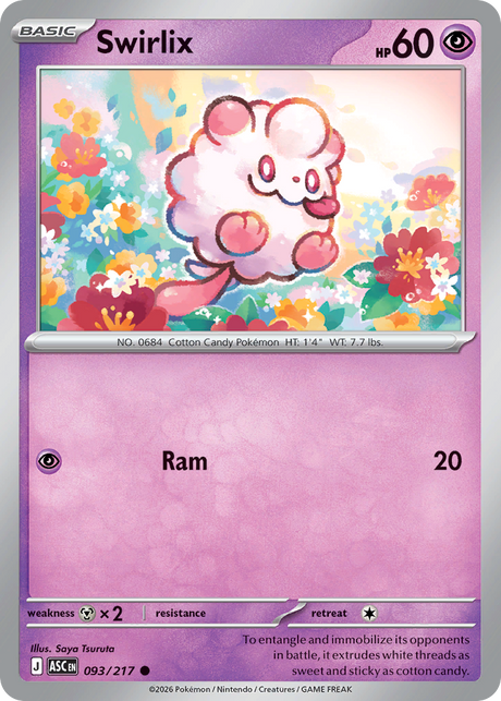 Swirlix (93/217) - Ascended Heroes (ASC)
