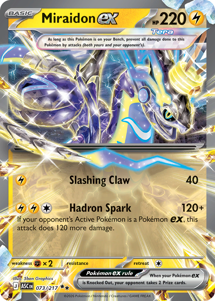 Miraidon ex (73/217) - Ascended Heroes (ASC)
