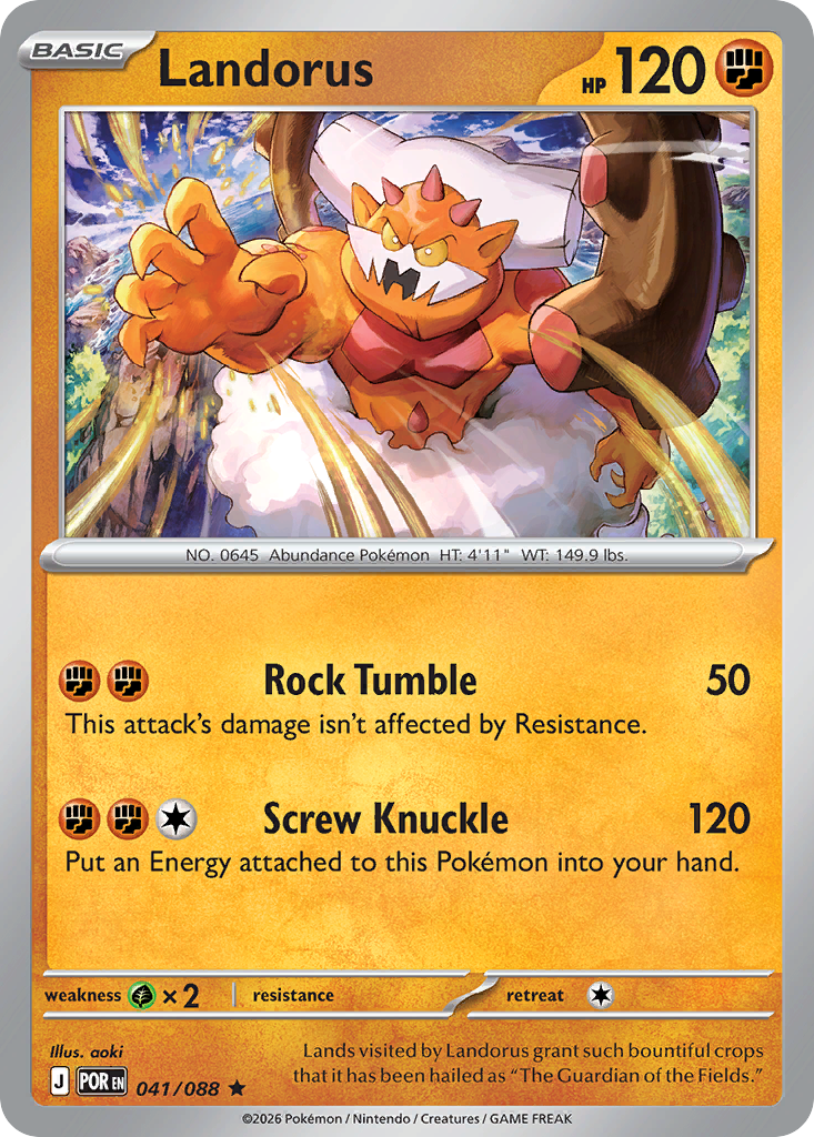 Landorus (41/88) - Perfect Order (POR)