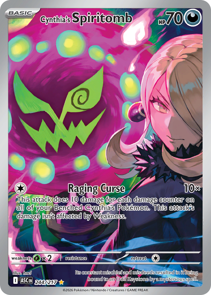 Cynthia's Spiritomb (244/217) - [Illustration Rare] Ascended Heroes (ASC)
