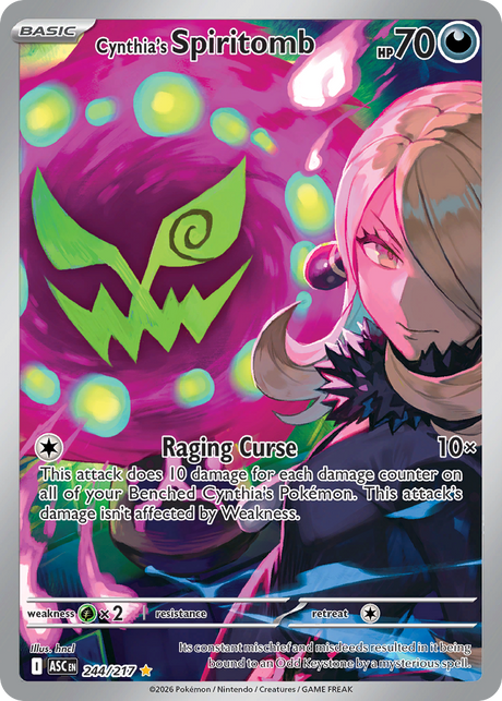 Cynthia's Spiritomb (244/217) - [Illustration Rare] Ascended Heroes (ASC)