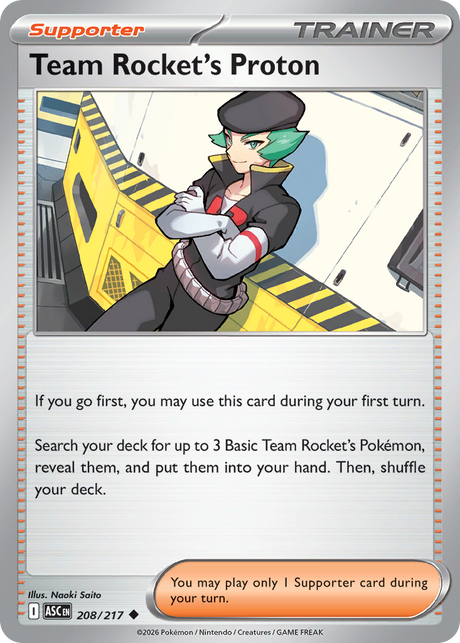 Team Rocket's Proton (208/217) - Ascended Heroes (ASC)