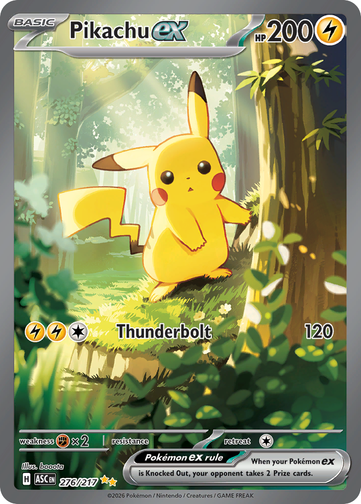 Pikachu ex (276/217) - [Special Illustration Rare] Ascended Heroes (ASC)