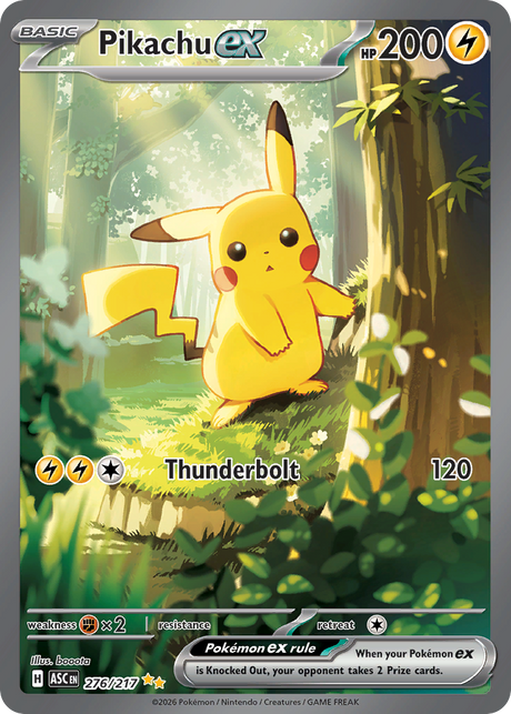 Pikachu ex (276/217) - [Special Illustration Rare] Ascended Heroes (ASC)