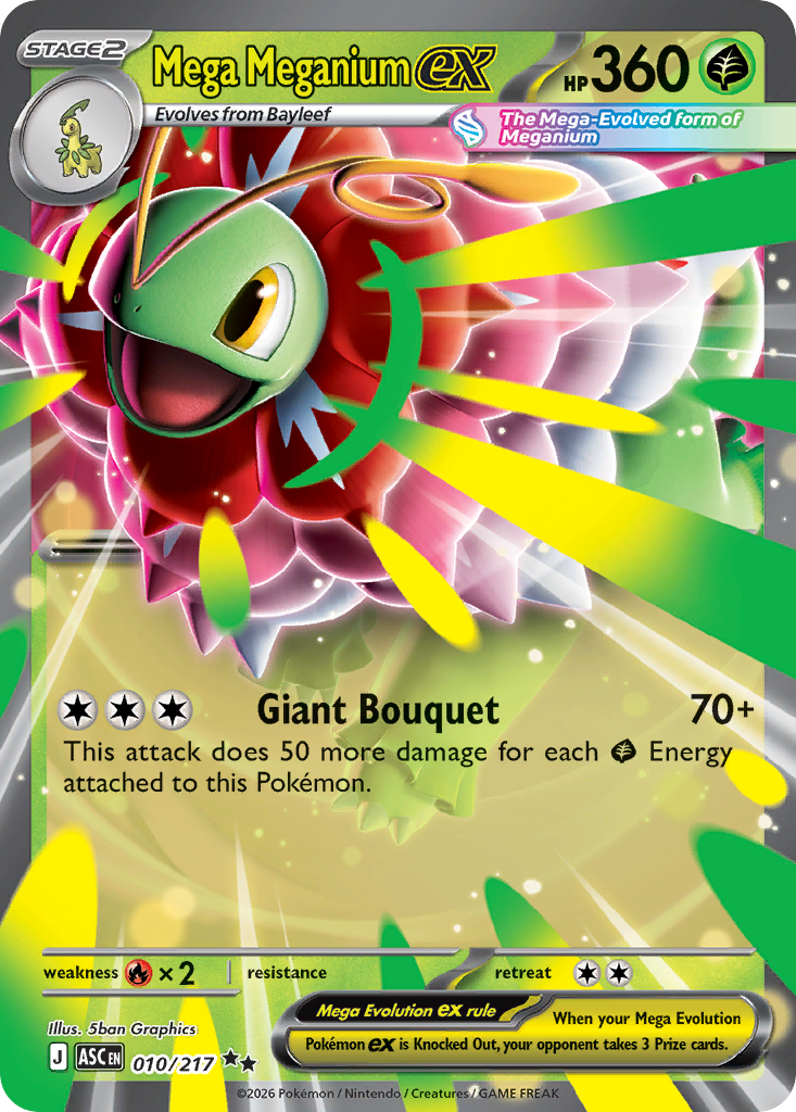 Mega Meganium ex (10/217) - Ascended Heroes (ASC)