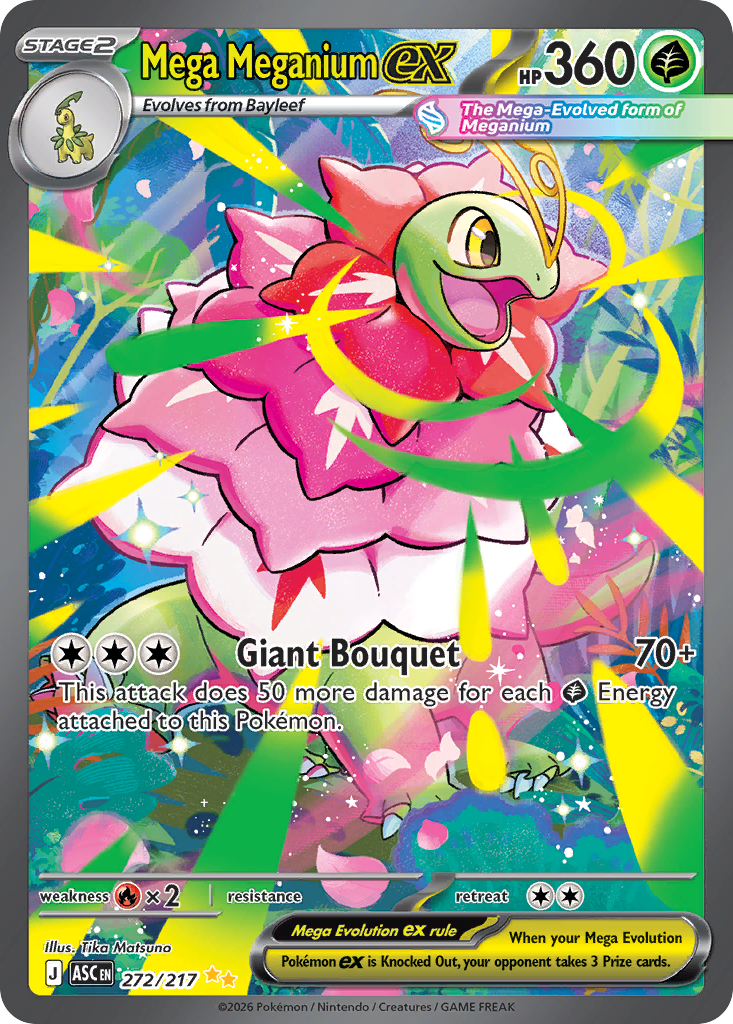 Mega Meganium ex (272/217) - [Special Illustration Rare] Ascended Heroes (ASC)