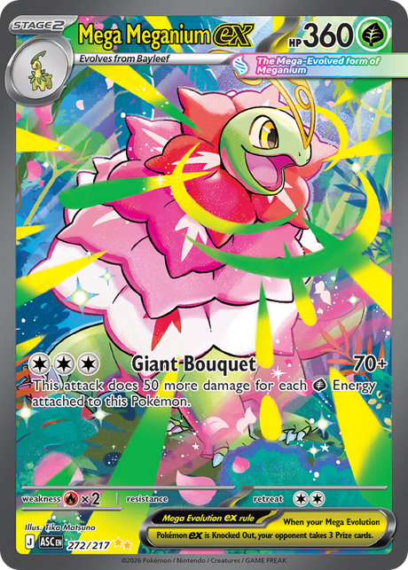 Mega Meganium ex (272/217) - [Special Illustration Rare] Ascended Heroes (ASC)