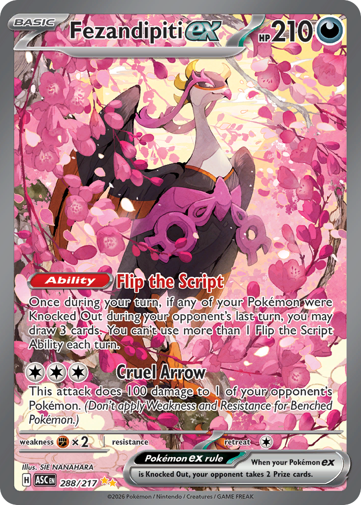 Fezandipiti ex (288/217) - [Special Illustration Rare] Ascended Heroes (ASC)