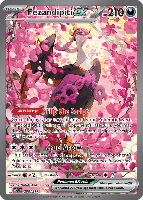 Fezandipiti ex (288/217) - [Special Illustration Rare] Ascended Heroes (ASC)