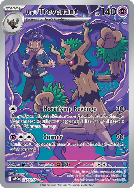 Hop's Trevenant (237/217) - [Illustration Rare] Ascended Heroes (ASC)