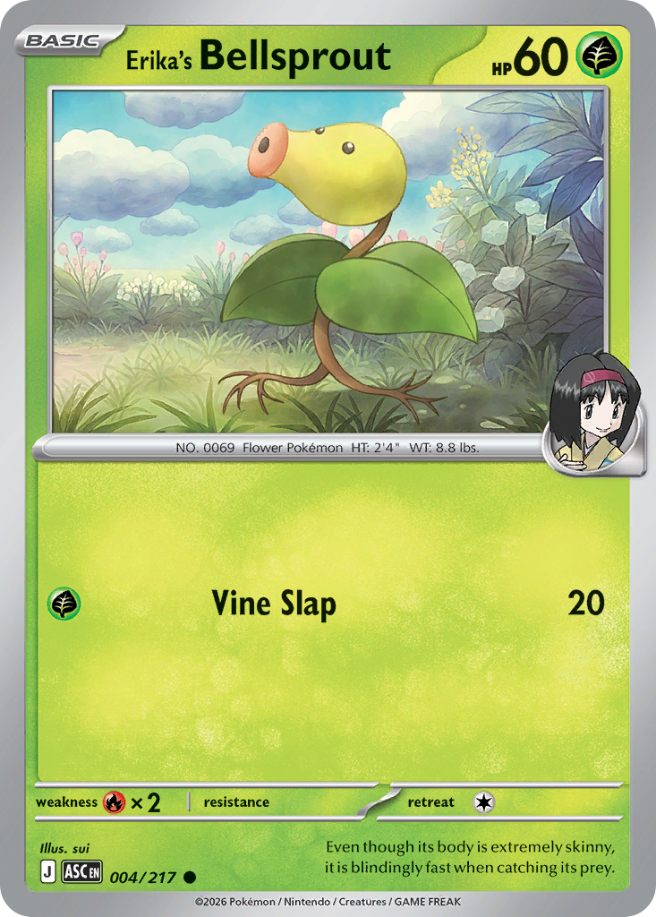 Erika's Bellsprout (4/217) - Ascended Heroes (ASC)