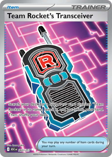 Team Rocket's Transceiver (263/217) - [Full Art] Ascended Heroes (ASC)