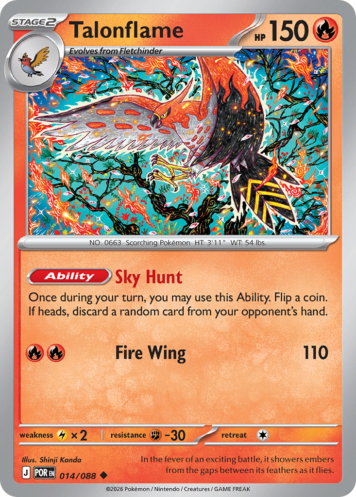 Talonflame (14/88) - Perfect Order (POR)