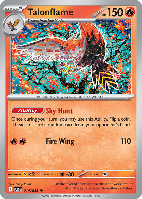 Talonflame (14/88) - Perfect Order (POR)