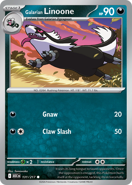 Galarian Linoone (131/217) - Ascended Heroes (ASC)