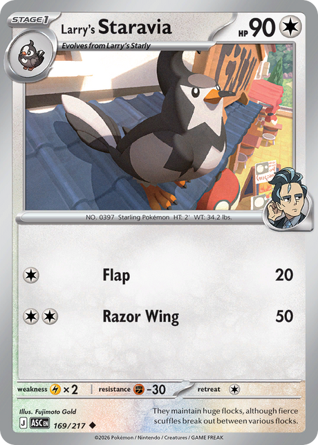 Larry's Staravia (169/217) - Ascended Heroes (ASC)