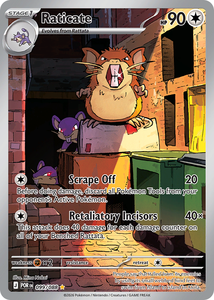 Raticate (99/88) - [Illustration Rare] Perfect Order (POR)