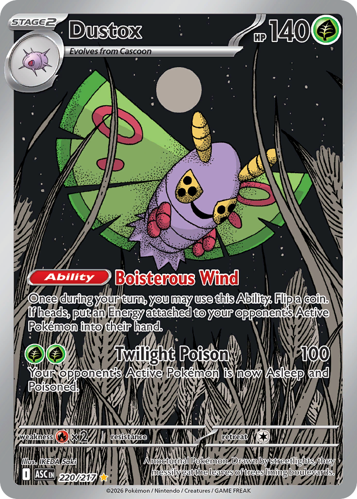 Dustox (220/217) - [Illustration Rare] Ascended Heroes (ASC)