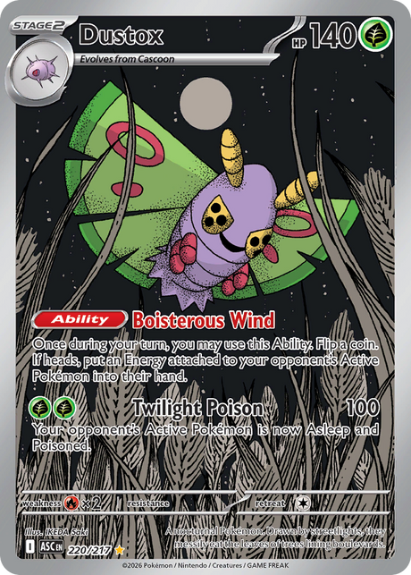 Dustox (220/217) - [Illustration Rare] Ascended Heroes (ASC)