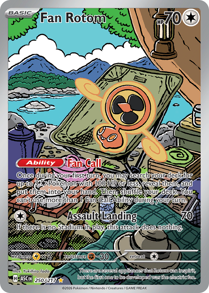 Fan Rotom (250/217) - [Illustration Rare] Ascended Heroes (ASC)