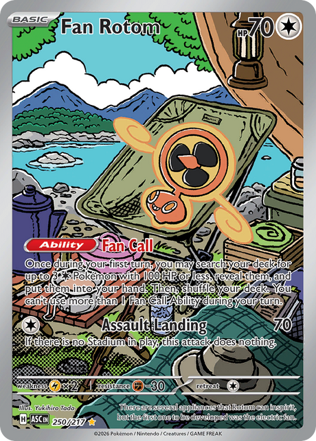 Fan Rotom (250/217) - [Illustration Rare] Ascended Heroes (ASC)